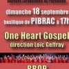 affiche Concert : « One Heart Gospel » - Journées du Patrimoine 2022